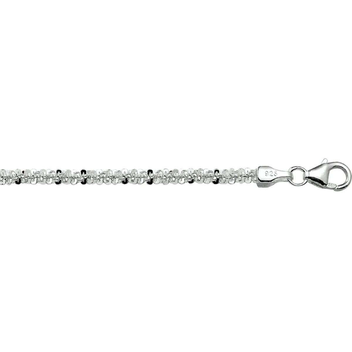 Zilver Gerhodineerd Armband Fantasie 3,0 mm 1325540 - PansiteNederland.nl