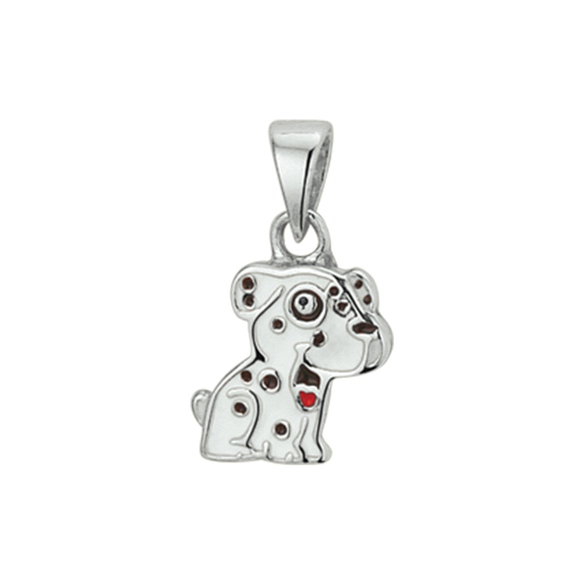 zilver gerhodineerd hanger hond 1325889 - PansiteNederland.nl