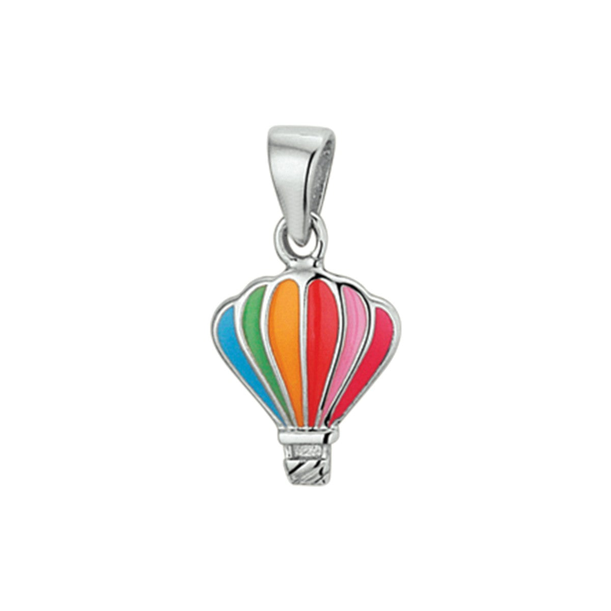 zilver gerhodineerd hanger luchtballon 1325890 - PansiteNederland.nl