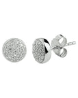 Zilver Gerhodineerd Oorknoppen Zirkonia 1326046 - PansiteNederland.nl
