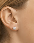 Zilver Gerhodineerd Oorknoppen Zirkonia 1326046 - PansiteNederland.nl