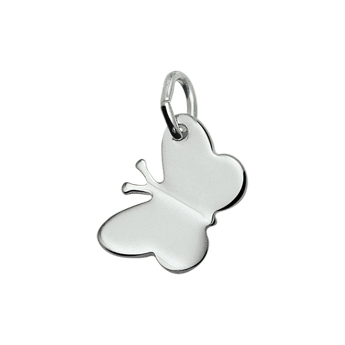 zilver gerhodineerd hanger vlinder 1326083 - PansiteNederland.nl