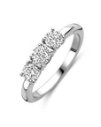 Gerhodineerd Zilver Ring Met Zirkonia 1328494 - PansiteNederland.nl