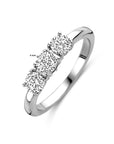 Gerhodineerd Zilver Ring Met Zirkonia 1328494 - PansiteNederland.nl