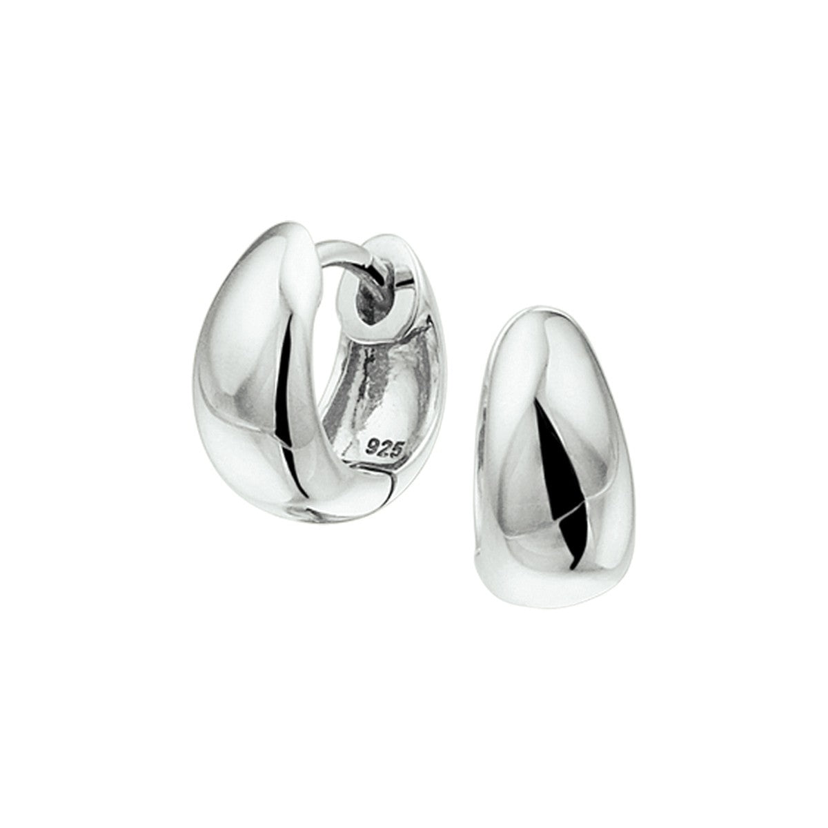 Zilver Gerhodineerd Klapoorringen 1326248 - PansiteNederland.nl