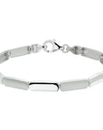 Zilver Gerhodineerd Armband Poli/Mat 5,2 Mm 19 Cm 1326264
