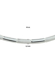 Zilver Gerhodineerd Collier Poli/Mat 3,5 mm 1326310