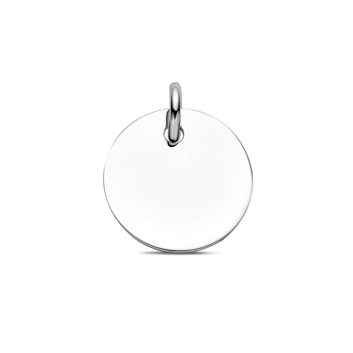 Zilveren graveerhanger rond 16mm 1326326 - PansiteNederland.nl