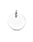 Zilveren graveerhanger rond 16mm 1326326 - PansiteNederland.nl