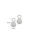 Zilver Gerhodineerd Oorringhangers Zirkonia 1326603 - PansiteNederland.nl