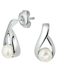 Zilver Gerhodineerd Oorknoppen Parel 1326619 - PansiteNederland.nl