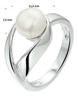 Gerhodineerd Zilver Ring Parel 1326623 - PansiteNederland.nl