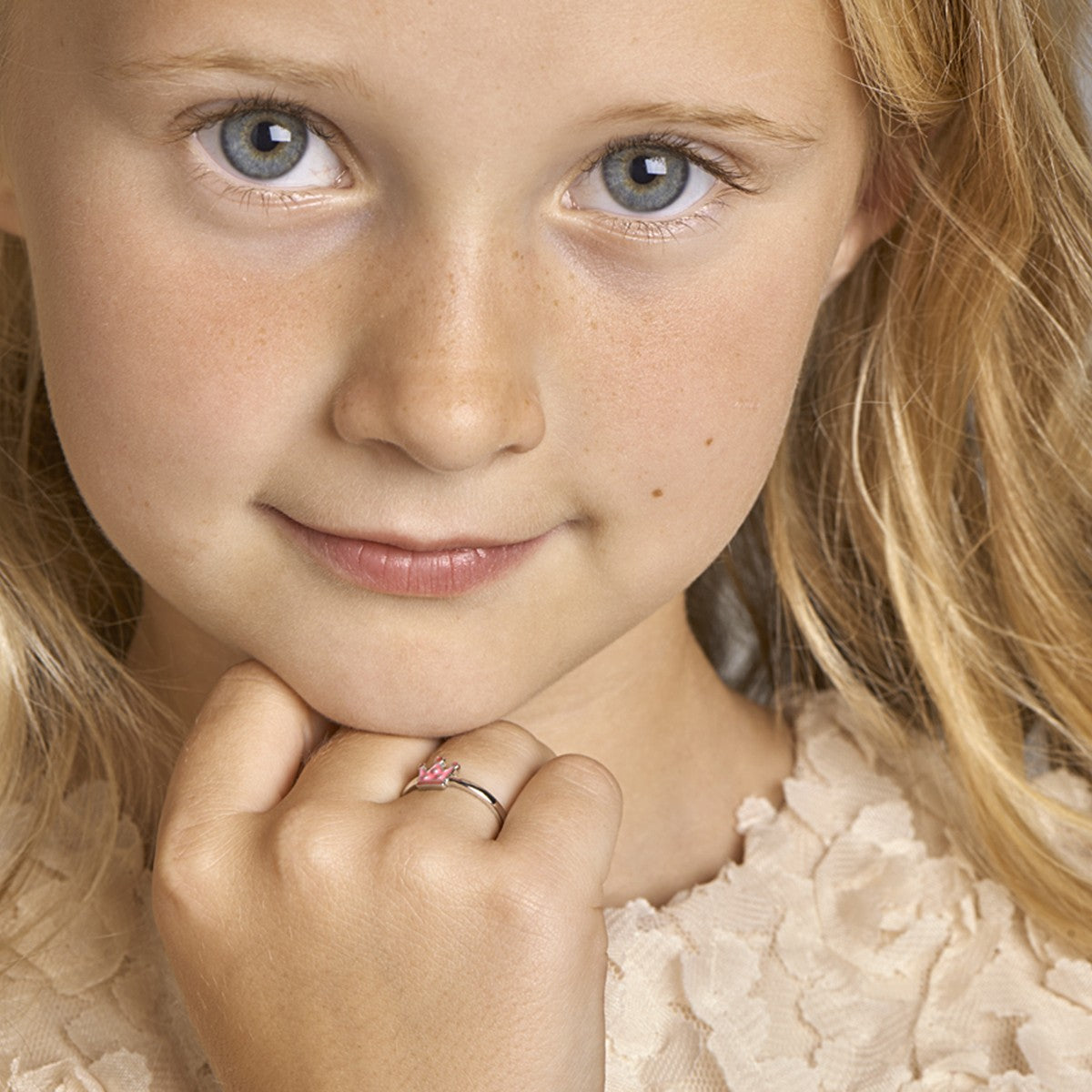 Gerhodineerd Zilver Ring Kroon 1326782 - PansiteNederland.nl