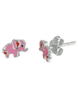 Zilver Gerhodineerd Oorknoppen Olifant 1326788 - PansiteNederland.nl