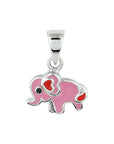 zilver gerhodineerd hanger olifant 1326789 - PansiteNederland.nl