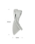 zilver gerhodineerd hanger poli/mat 1326897 - PansiteNederland.nl