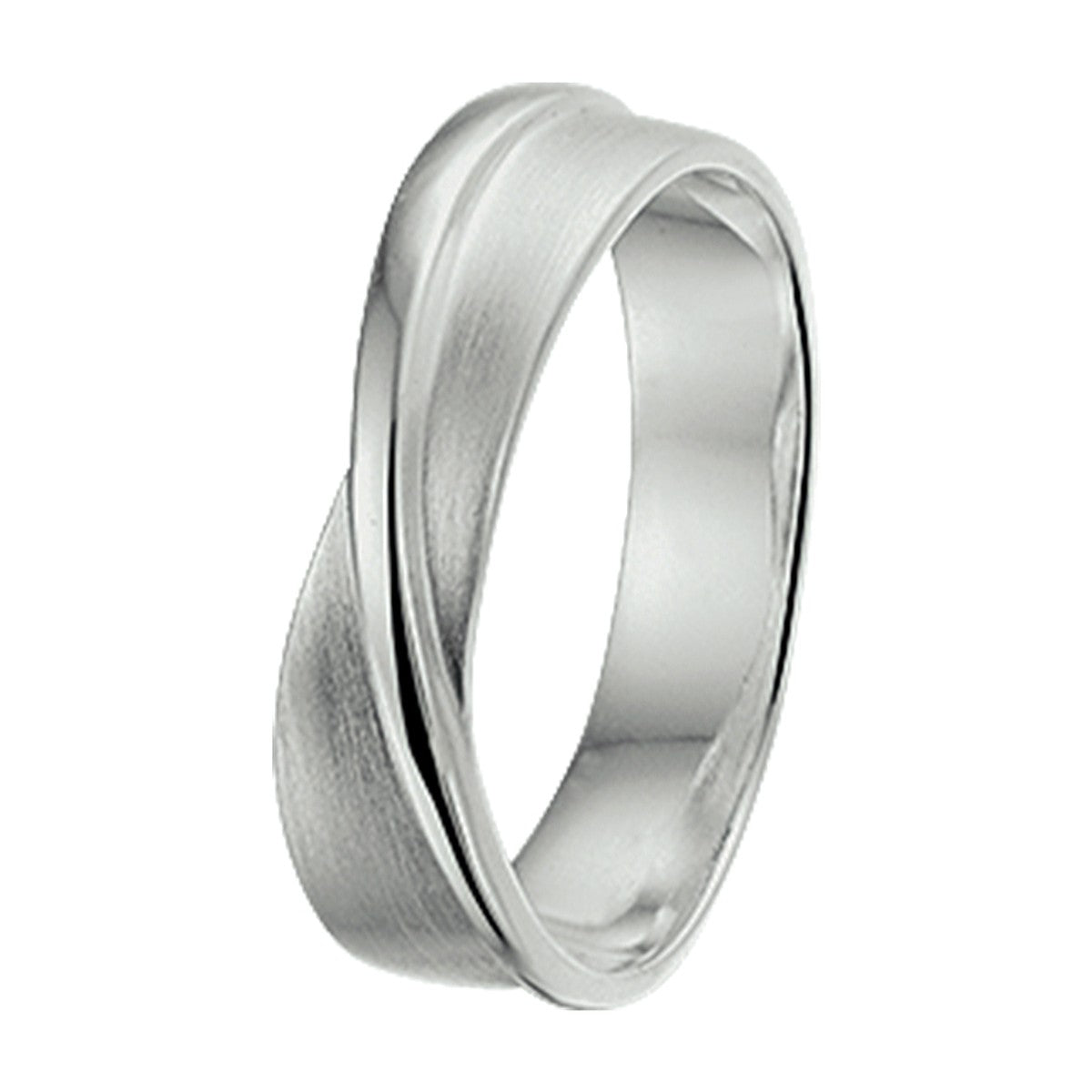 Gerhodineerd Zilver Ring Poli/Mat 1326898 - PansiteNederland.nl