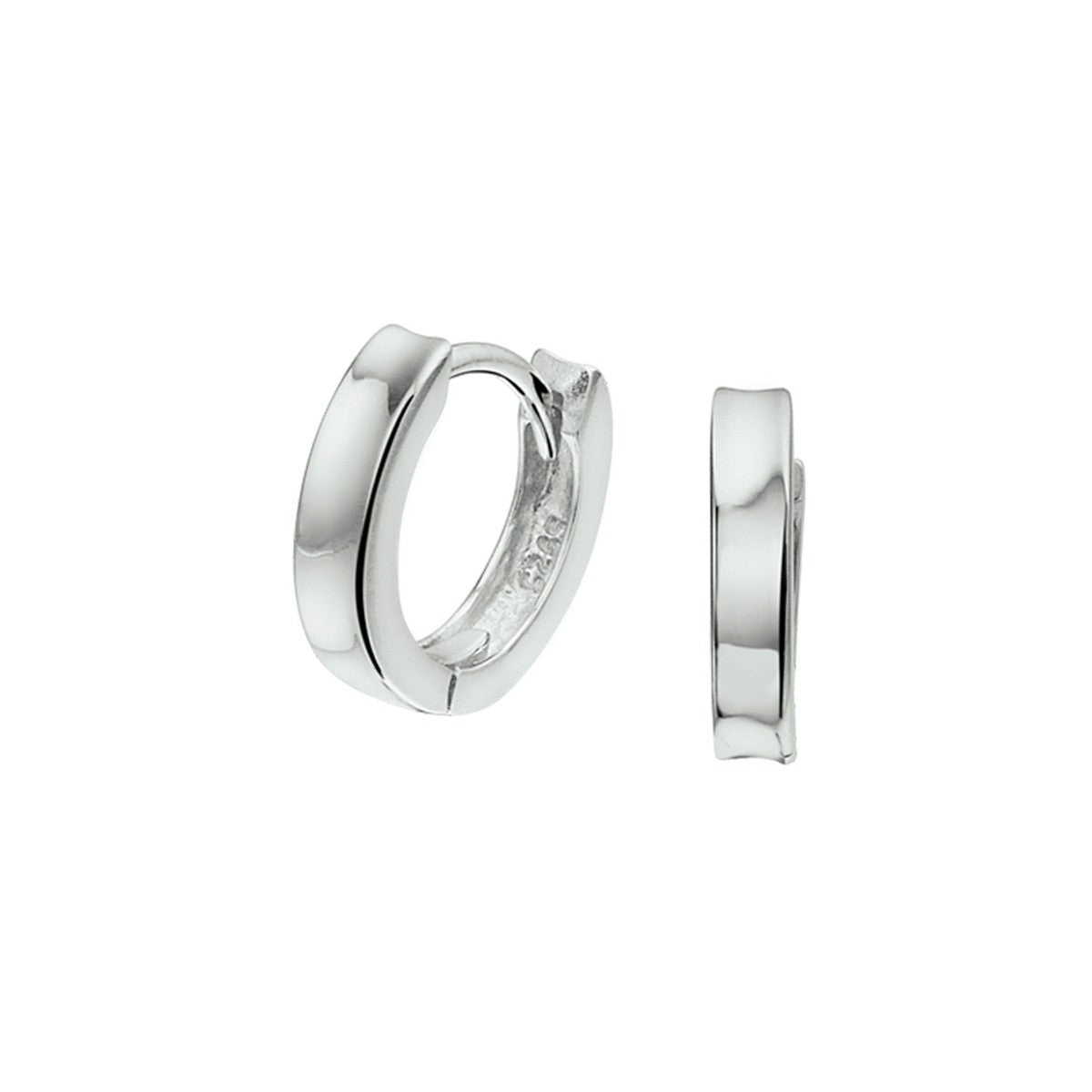 Zilver Gerhodineerd Klapoorringen 1326985 - PansiteNederland.nl