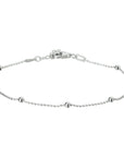 Zilver Gerhodineerd Armband Bolletjes 2,5 Mm 17 + 2 Cm 1327011 - PansiteNederland.nl