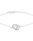 Zilver Gerhodineerd Armband Rondjes 1,2 Mm 16 + 3 Cm 1327116