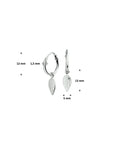 Zilver Gerhodineerd Oorringen Veer 1327317 - PansiteNederland.nl