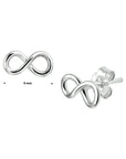 Zilver Gerhodineerd Oorknoppen Infinity 1327347 - PansiteNederland.nl