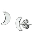 Zilver Gerhodineerd Oorknoppen Maan 1327349 - PansiteNederland.nl