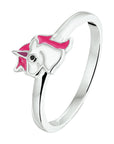 Gerhodineerd Zilver Ring Eenhoorn 1327754 - PansiteNederland.nl