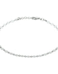 Zilver gerhodineerd enkelbandje 4,0 mm 24 + 2 cm 1327820 - PansiteNederland.nl