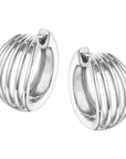 Zilver Gerhodineerd Klapoorringen 1328112