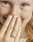 Gerhodineerd Zilver Ring Kroon Met Zirkonia 1328198 - PansiteNederland.nl