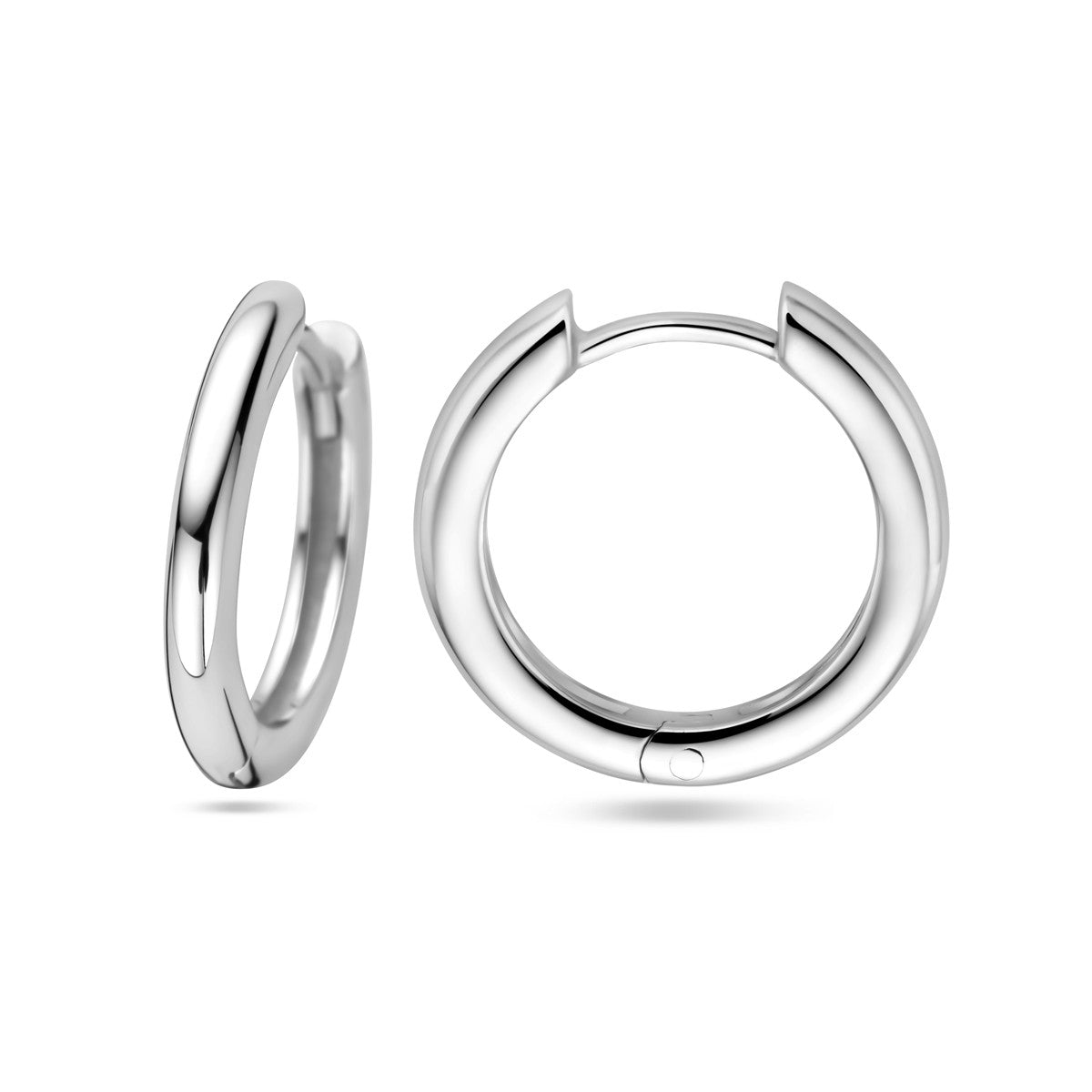 Zilver Gerhodineerd Klapoorringen 2,0 MM 1328283 - PansiteNederland.nl