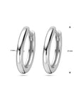 Zilver Gerhodineerd Klapoorringen 2,0 MM 1328283 - PansiteNederland.nl