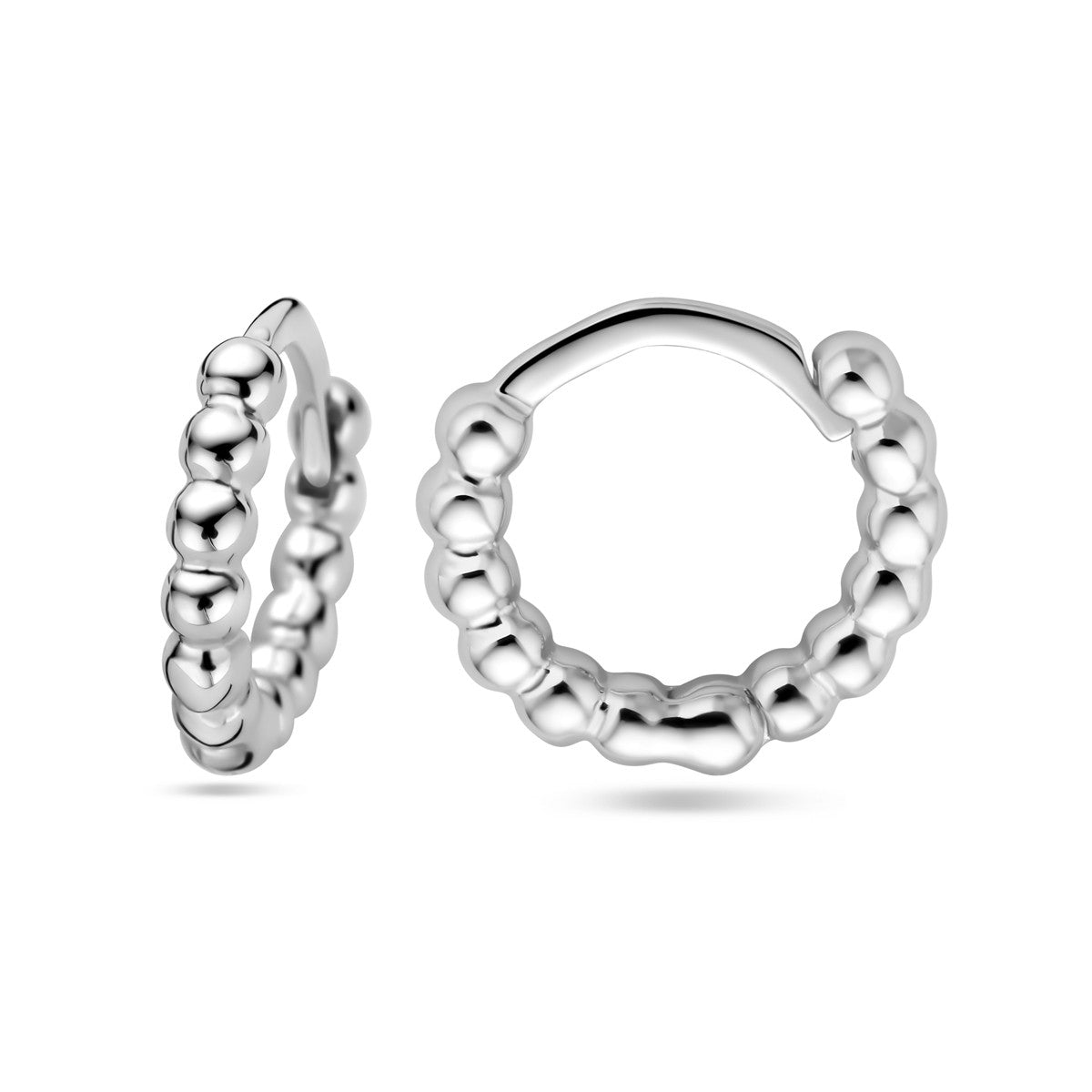 Zilver Gerhodineerd Klapoorringen 1328330 - PansiteNederland.nl
