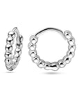 Zilver Gerhodineerd Klapoorringen 1328330 - PansiteNederland.nl