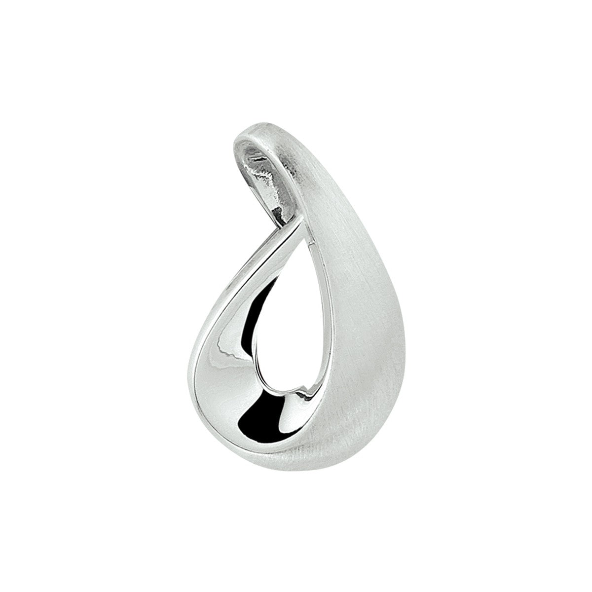 zilver gerhodineerd hanger poli/mat 1328369 - PansiteNederland.nl