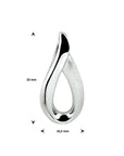 zilver gerhodineerd hanger gescratcht 1328370 - PansiteNederland.nl