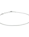 Zilver gerhodineerd enkelbandje bolletjes 1,5 mm 24 + 2 cm 1328390 - PansiteNederland.nl