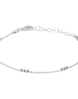 Zilver Gerhodineerd Armband Bolletjes 2,0 Mm 16 + 3 Cm 1328621 - PansiteNederland.nl