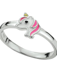 Gerhodineerd Zilver Ring Eenhoorn 1328640 - PansiteNederland.nl