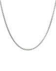 Zilver Gerhodineerd Collier Venetiaans Bol 1,5 mm 1329056 - PansiteNederland.nl