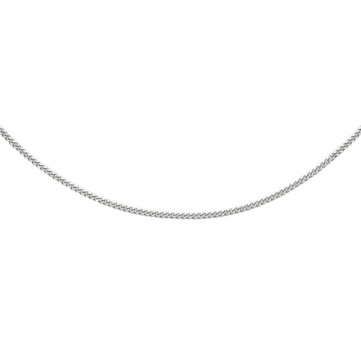 zilver gerhodineerd collier gourmette 4-zijdes geslepen 1,6 mm 41 + 4 cm 1329067 - PansiteNederland.nl