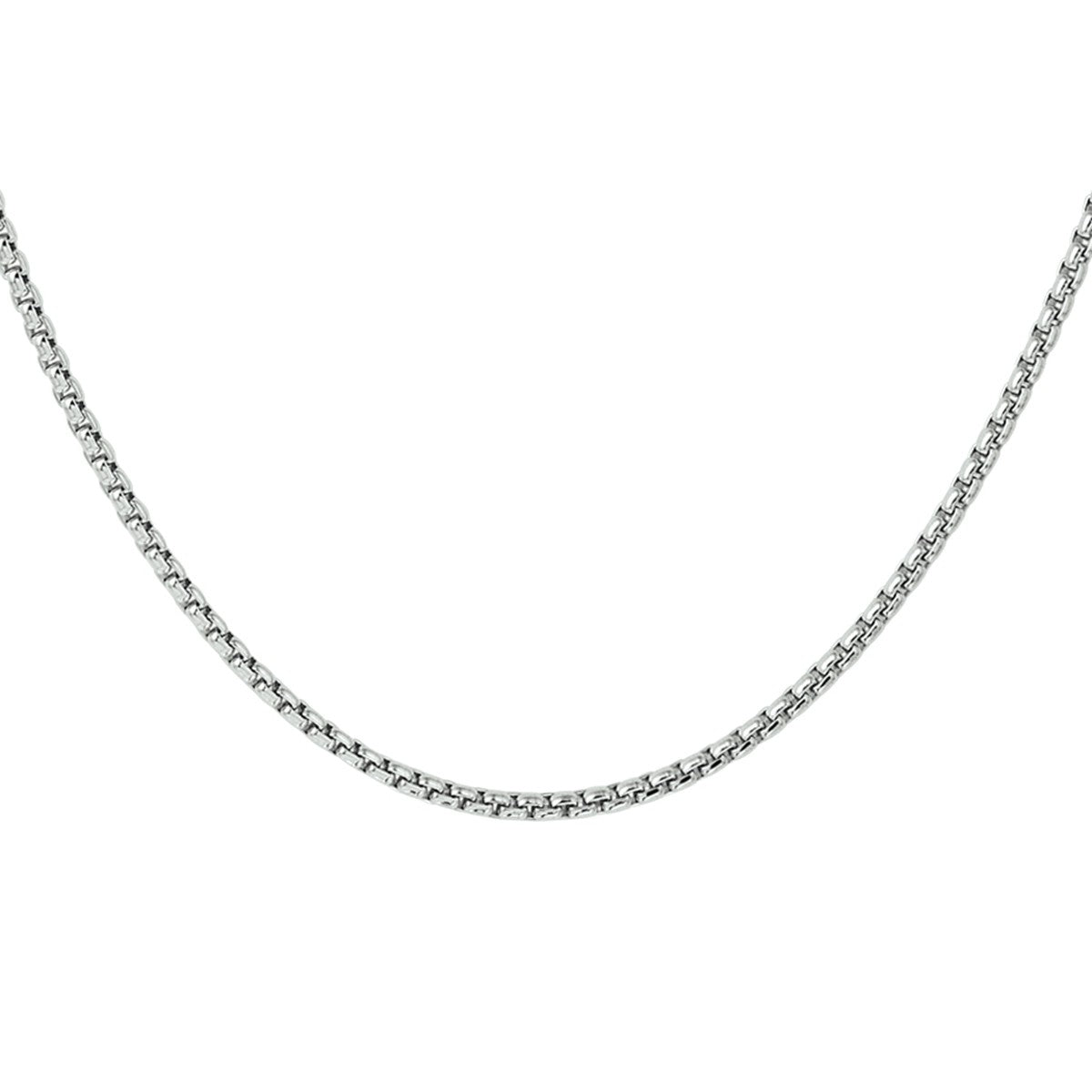 Zilver Gerhodineerd Collier Venetiaans Bol 2,0 mm 1329086 - PansiteNederland.nl