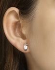 Zilver Gerhodineerd Oorknoppen 1329140 - PansiteNederland.nl