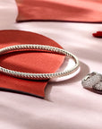 Zilver Gerhodineerd Bangle Scharnier 4,0 X 60 Mm 1329196