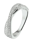 Gerhodineerd Zilver Ring Met Zirkonia 1329287 - PansiteNederland.nl