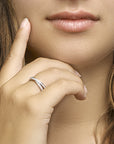 Gerhodineerd Zilver Ring Met Zirkonia 1329287 - PansiteNederland.nl