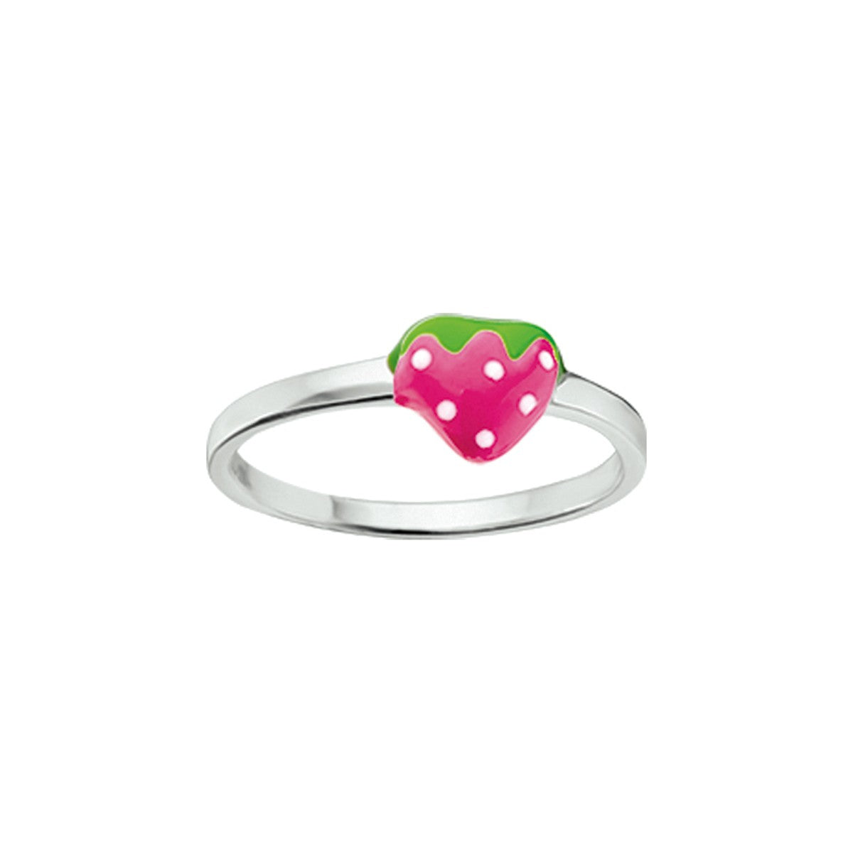 Gerhodineerd Zilver Ring Aardbei 1329370 - PansiteNederland.nl