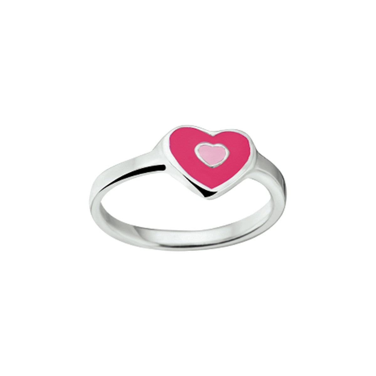 Gerhodineerd Zilver Ring Hart 1329418 - PansiteNederland.nl