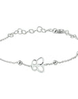 Zilver Gerhodineerd Armband Vlinder 13 + 3 Cm 1329444 - PansiteNederland.nl